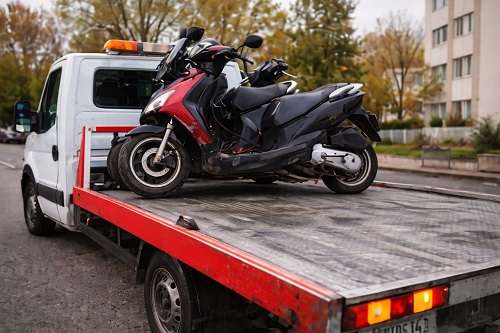 Enlèvement épave moto