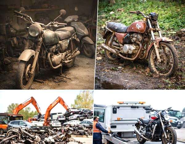 Se débarrasser d’une moto